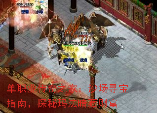 单职业传奇之家:沙场寻宝指南,探秘玛法暗藏财富 单职业传奇之家:沙场寻宝指南,探秘玛法暗藏财富