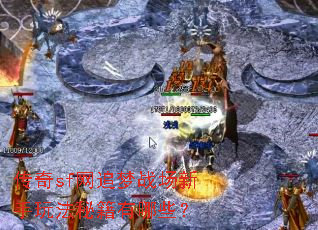 传奇sf网追梦战场新手玩法秘籍有哪些? 传奇sf网追梦战场新手玩法秘籍有哪些?