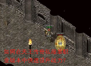 如何在天王传奇私服单职业版本中快速提升战力? 如何在天王传奇私服单职业版本中快速提升战力?