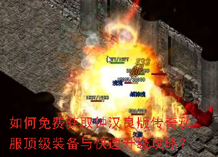 如何免费获取钟汉良版传奇私服顶级装备与快速升级攻略? 如何免费获取钟汉良版传奇私服顶级装备与快速升级攻略?